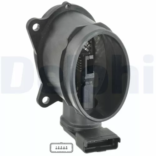 Luchtmassastroomsensor DELPHI AF10075-12B1)