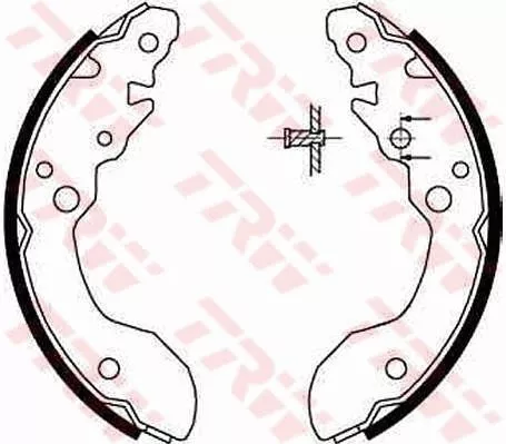 Remblokkenset TRW GS8671)