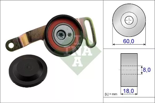 Riemspanner, V-geribbelde riem Schaeffler INA 533 0078 10)