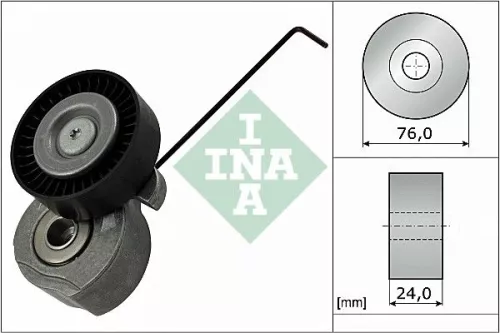 Riemspanner, V-geribbelde riem Schaeffler INA 534 0324 10)