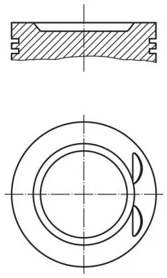 Zuiger MAHLE 011 73 01)