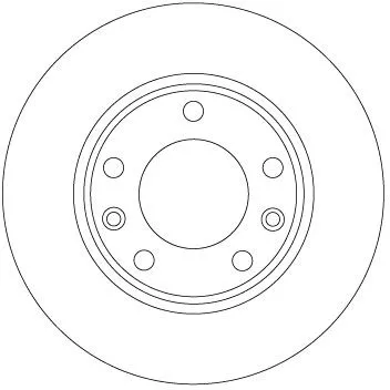 Remschijf TRW DF6910)