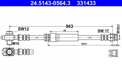 Remslang ATE 24.5143-0564.3)