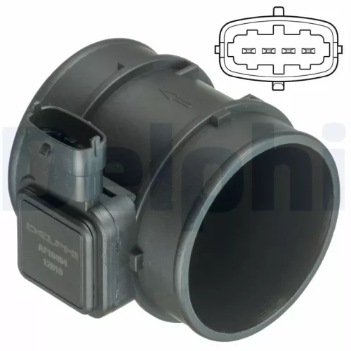 Luchtmassastroomsensor DELPHI AF10404-12B1)