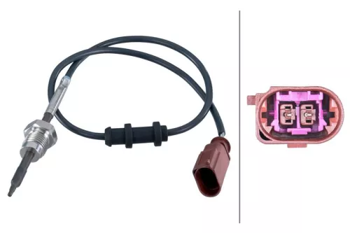 Sensor, uitlaatgastemperatuur HELLA 6PT 014 494-061)