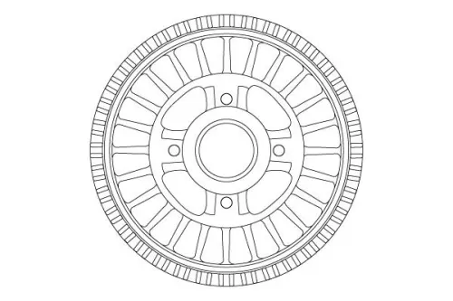 Brake Drum TRW DB4557MR)