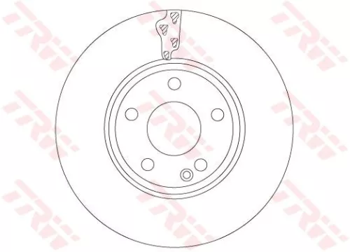 Remschijf TRW DF6885)