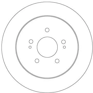 Remschijf TRW DF6909)