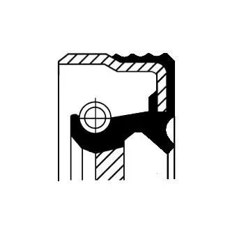 Asafdichting, automatische transmissie CORTECO 12014056B)