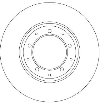 Remschijf TRW DF6905)