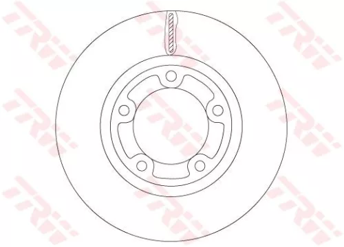 Remschijf TRW DF6712)