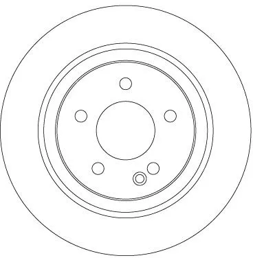 Remschijf TRW DF6788S)