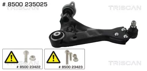 Draagarm/achterwielophanging TRISCAN 8500 235025)
