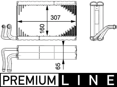 Verdamper, airconditioning MAHLE AE 68 000P)