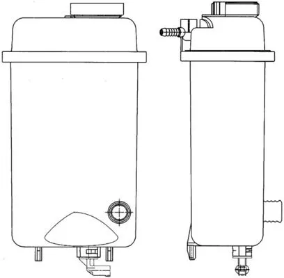 Expansievat, koelvloeistof MAHLE CRT 52 000S)