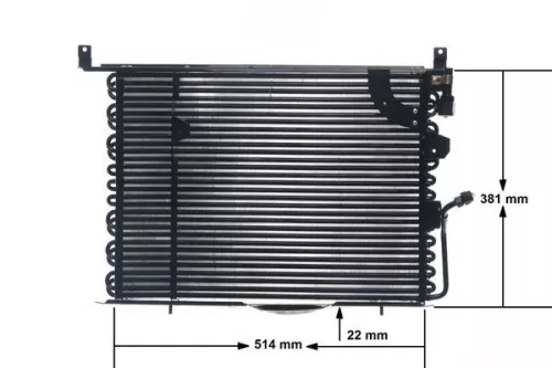 Condensor, airconditioning MAHLE AC 149 000S)
