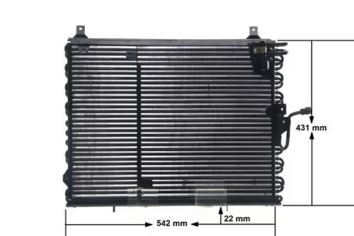 Condensor, airconditioning MAHLE AC 150 000S)