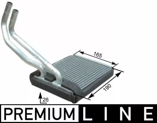 Warmtewisselaar, binnenverwarming MAHLE AH 177 000P)