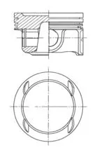 Piston KOLBENSCHMIDT 41784600)