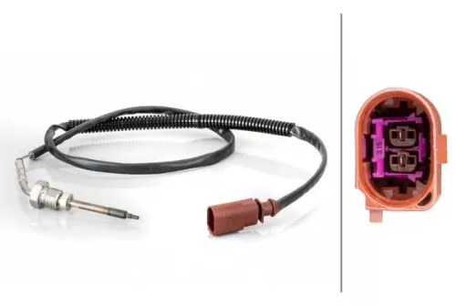Sensor, uitlaatgastemperatuur HELLA 6PT 014 494-461)