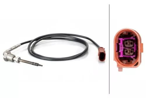 Sensor, uitlaatgastemperatuur HELLA 6PT 014 494-531)