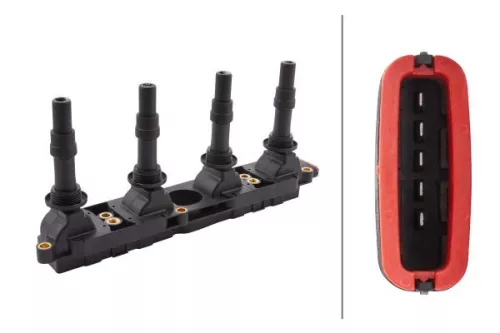 Ignition Coil HELLA 5DA 358 000-041)