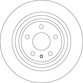 Remschijf TRW DF6809)