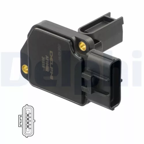 Luchtmassastroomsensor DELPHI AF10492-12B1)