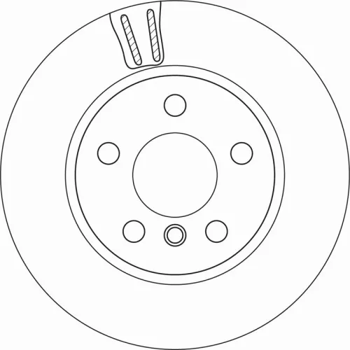 Remschijf TRW DF6715)