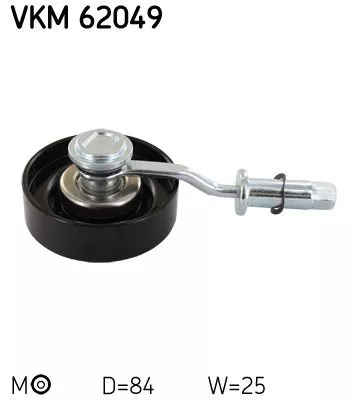 Riemspanner, V-geribbelde riem SKF VKM 62049)