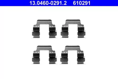 Accessoirekit, schijfremblokken ATE 13.0460-0291.2)