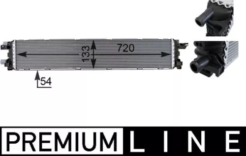 Lage temperatuurkoeler, laadluchtkoeler MAHLE CIR 13 000P)
