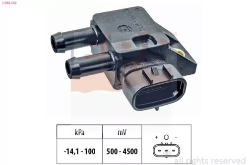 Luchtdruksensor, hoogteaanpassing EPS 1.993.342)