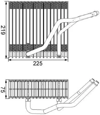Verdamper, airconditioning MAHLE AE 38 000S)
