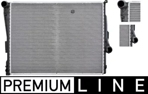 Radiator, engine cooling MAHLE CR 458 000P)