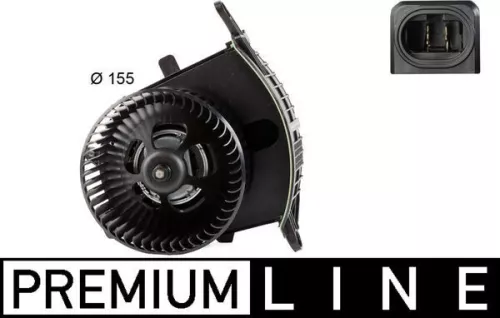 Binnenventilator MAHLE AB 167 000P)