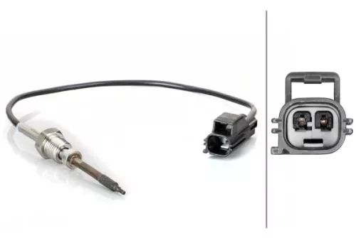 Sensor, uitlaatgastemperatuur HELLA 6PT 014 495-011)