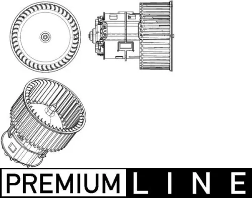 Binnenventilator MAHLE AB 182 000P)