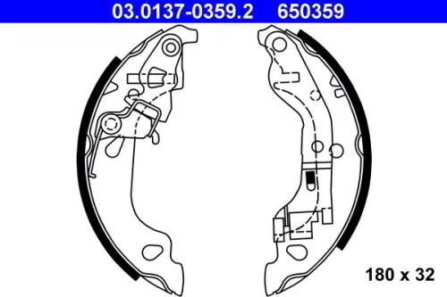 Remblokkenset ATE 03.0137-0359.2)