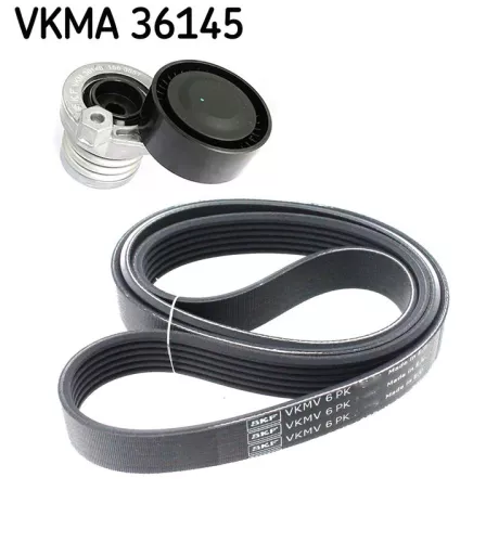 V-geribbelde riemset SKF VKMA 36145)