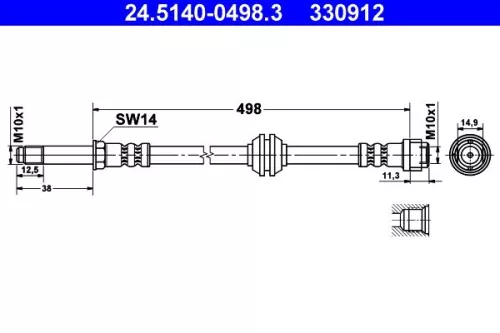 Remslang ATE 24.5140-0498.3)