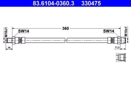Remslang ATE 83.6104-0360.3)