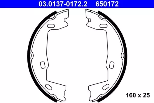Remblokkenset, parkeerrem ATE 03.0137-0172.2)