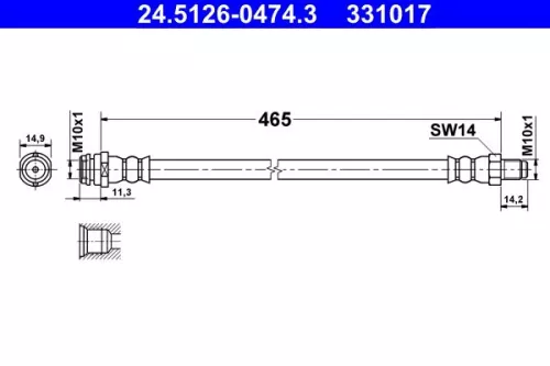 Remslang ATE 24.5126-0474.3)