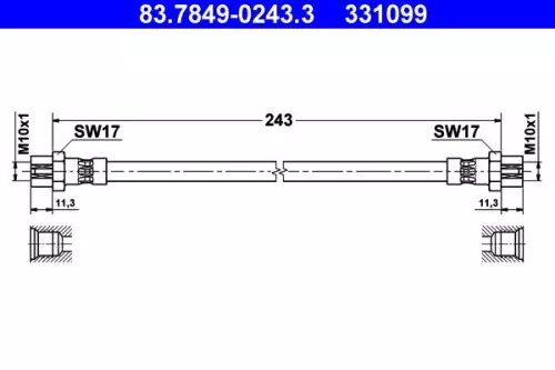 Remslang ATE 83.7849-0243.3)