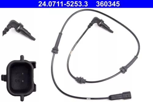 Sensor, wielsnelheid ATE 24.0711-5253.3)