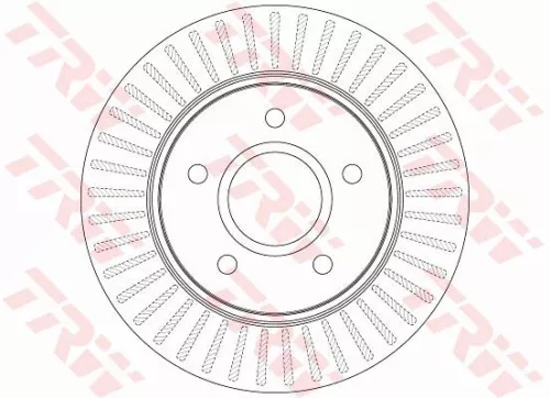 Brake Disc TRW DF6253S)