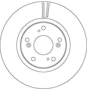 Remschijf TRW DF6689)