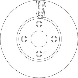 Remschijf TRW DF6793)
