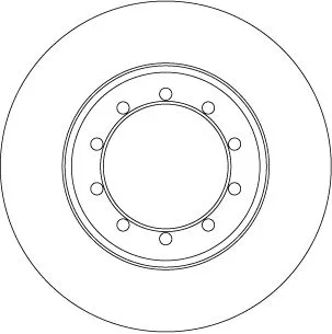 Remschijf TRW DF6711)